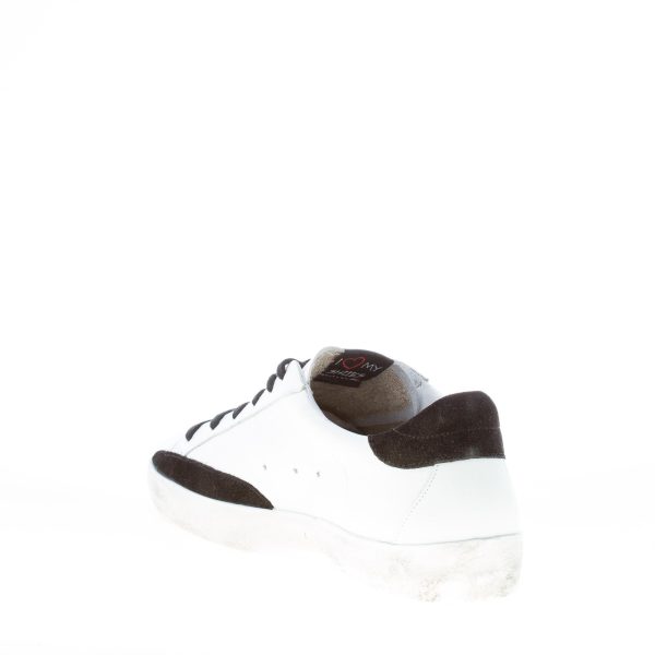 ISHIKAWA uomo sneaker LOW 1614 n pelle BIANCO più nero - immagine 4