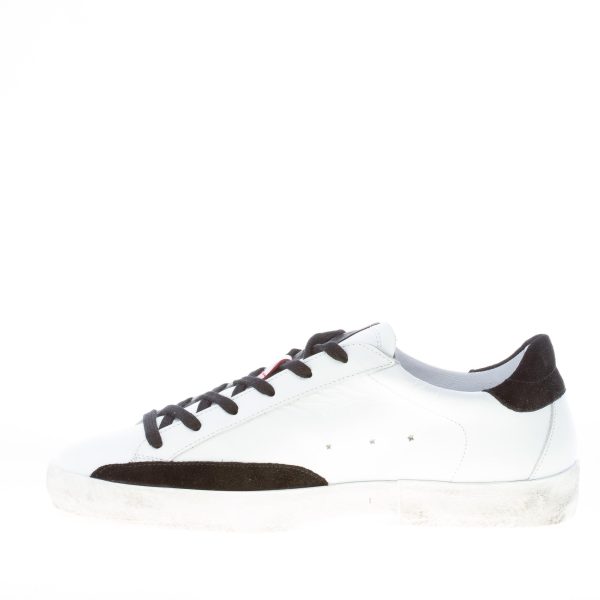 ISHIKAWA uomo sneaker LOW 1614 n pelle BIANCO più nero - immagine 5