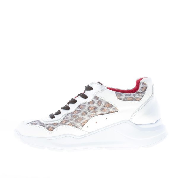 ISHIKAWA donna sneaker TOKYO 1638 in pelle BIANCO più animalier - immagine 5