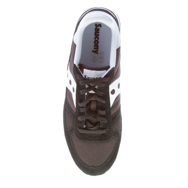 SAUCONY uomo sneaker Shadow Original in tessuto e camoscio NERO più bianco - immagine 7