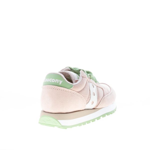 SAUCONY donna sneaker Jazz Original in nylon e camoscio CIPRIA più verde - immagine 3