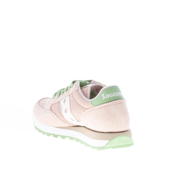 SAUCONY donna sneaker Jazz Original in nylon e camoscio CIPRIA più verde - immagine 4
