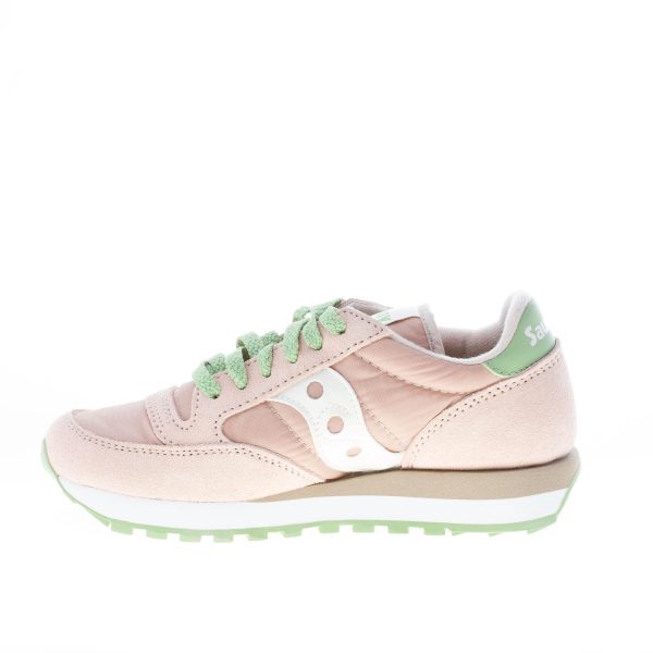 SAUCONY donna sneaker Jazz Original in nylon e camoscio CIPRIA più verde - immagine 5