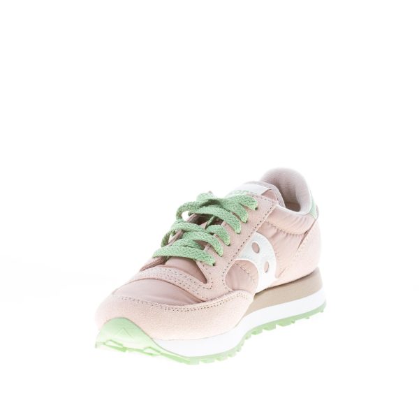 SAUCONY donna sneaker Jazz Original in nylon e camoscio CIPRIA più verde - immagine 6