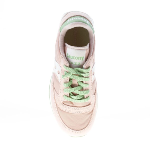 SAUCONY donna sneaker Jazz Original in nylon e camoscio CIPRIA più verde - immagine 7