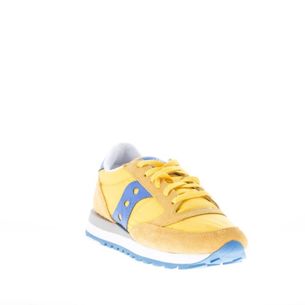 SAUCONY uomo sneaker Jazz Original in camoscio e nylon GIALLO più blu - immagine 2