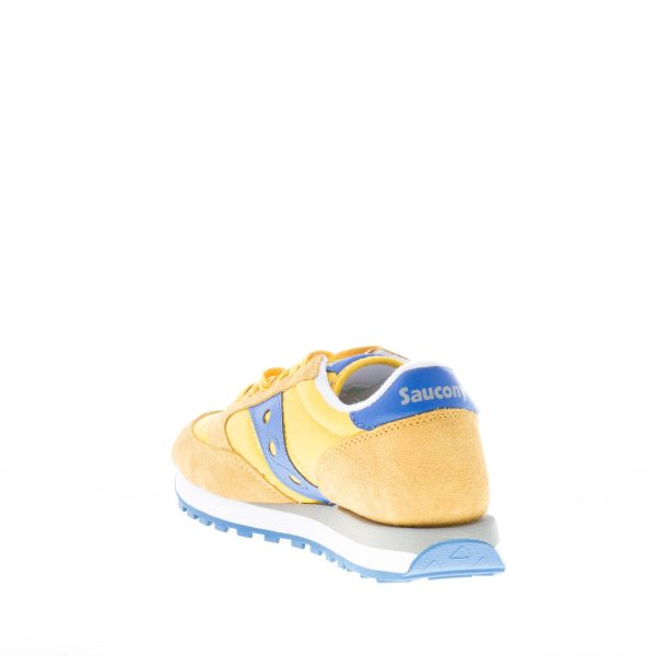 SAUCONY uomo sneaker Jazz Original in camoscio e nylon GIALLO più blu - immagine 4