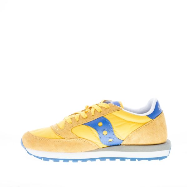 SAUCONY uomo sneaker Jazz Original in camoscio e nylon GIALLO più blu - immagine 5