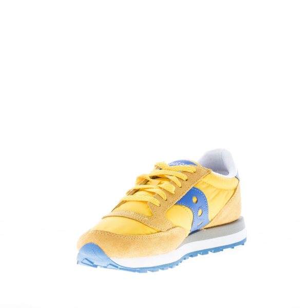 SAUCONY uomo sneaker Jazz Original in camoscio e nylon GIALLO più blu - immagine 6