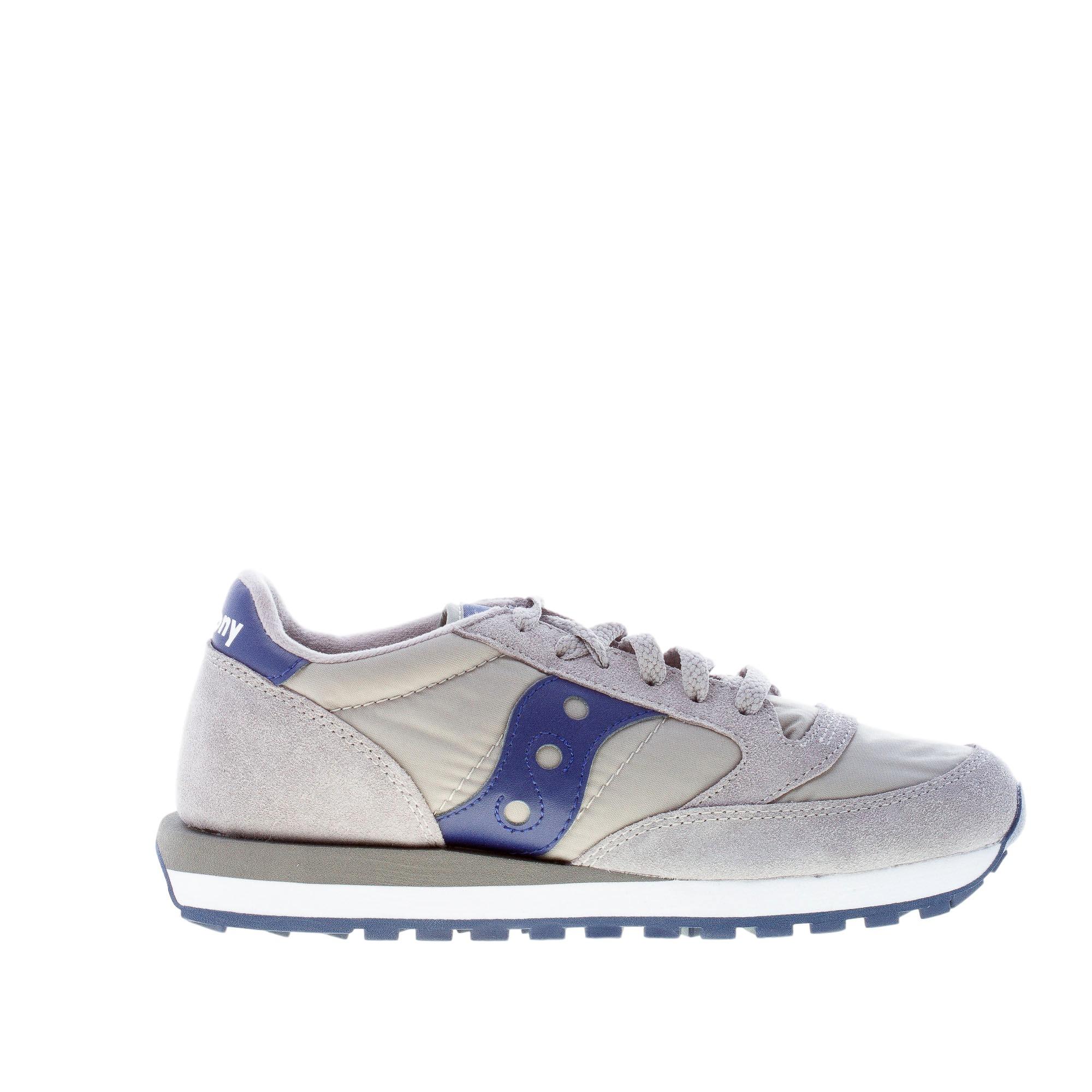 SAUCONY uomo sneaker Jazz Original in nylon e camoscio GRIGIO pi blu