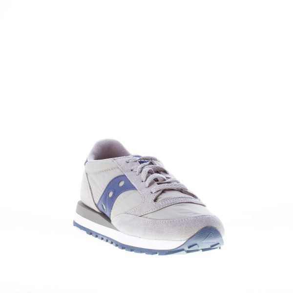 SAUCONY uomo sneaker Jazz Original in nylon e camoscio GRIGIO più blu - immagine 2
