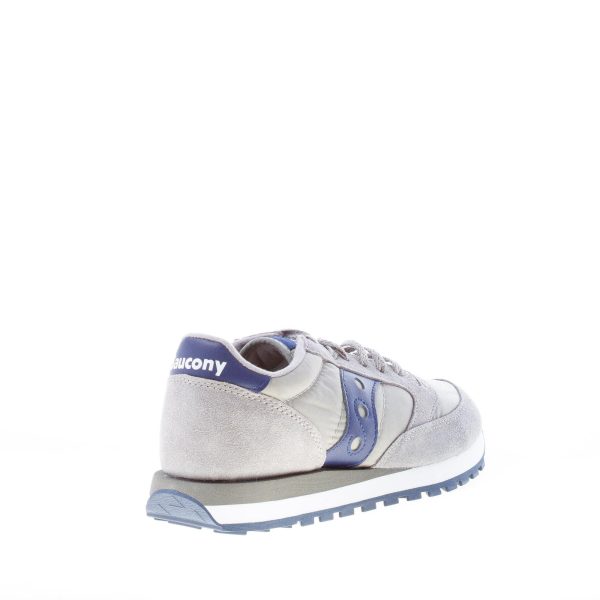 SAUCONY uomo sneaker Jazz Original in nylon e camoscio GRIGIO più blu - immagine 3