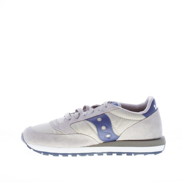 SAUCONY uomo sneaker Jazz Original in nylon e camoscio GRIGIO più blu - immagine 5