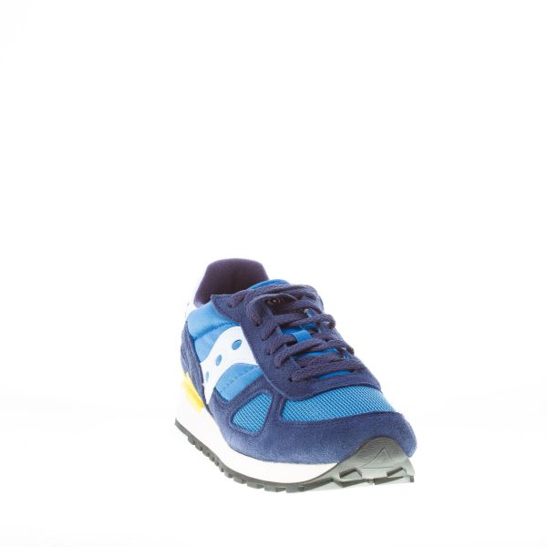 SAUCONY uomo sneaker Shadow Original Vintage in tessuto e camoscio BLU più NAVY - immagine 2