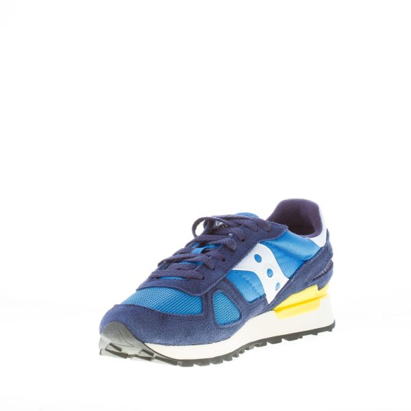 SAUCONY uomo sneaker Shadow Original Vintage in tessuto e camoscio BLU più NAVY - immagine 6