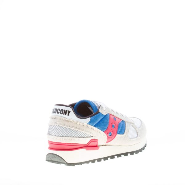 SAUCONY uomo sneaker Shadow Original Vintage in tessuto tecnico e camoscio GRIGIO più NAVY - immagine 3