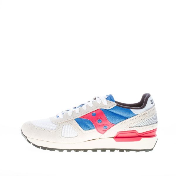 SAUCONY uomo sneaker Shadow Original Vintage in tessuto tecnico e camoscio GRIGIO più NAVY - immagine 5