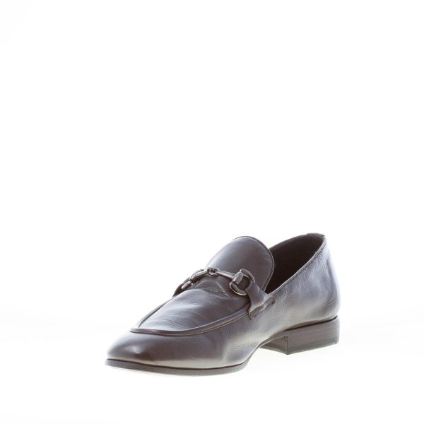 FABRIZIO SILENZI uomo mocassino artigianale in pelle TESTA DI MORO con morsetto - immagine 6