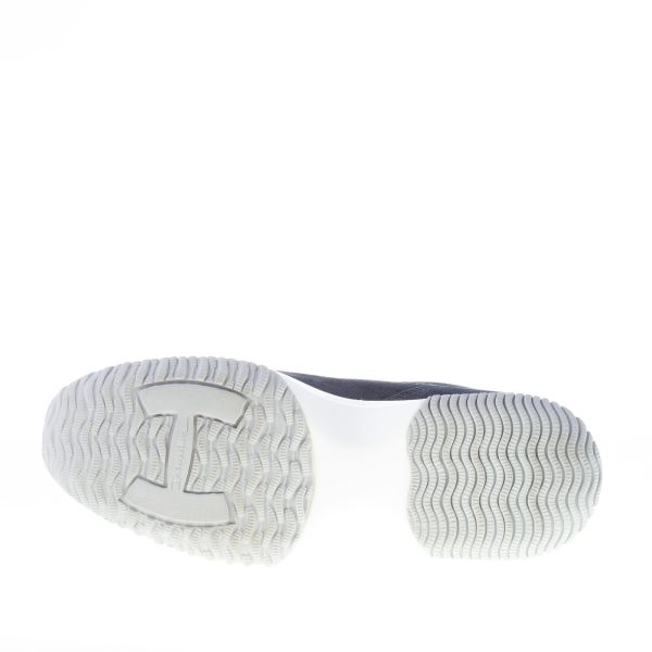 HOGAN donna Interactive in camoscio più tessuto BLU NOTTE con H di strass - immagine 8