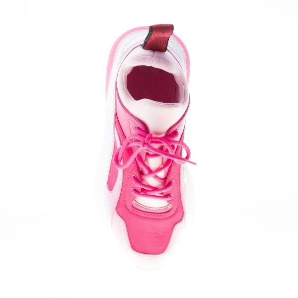 STELLA McCARTNEY donna sneaker Eclypse in alter nappa e neoprene FUXIA, ROSA e LILLA - immagine 7