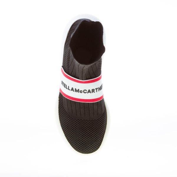 STELLA McCARTNEY donna sneaker calzino Loop in tessuto stretch NERO - immagine 7