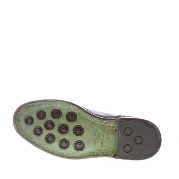 GREEN GEORGE uomo stivaletto Beatles in pelle anticata MARRONE con impunture - immagine 8