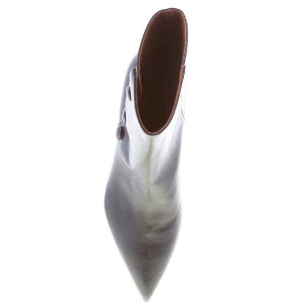 L'AUTRE CHOSE donna tronchetto in nappa NERO con bottoni decorativi. Tacco 8 cm - immagine 7