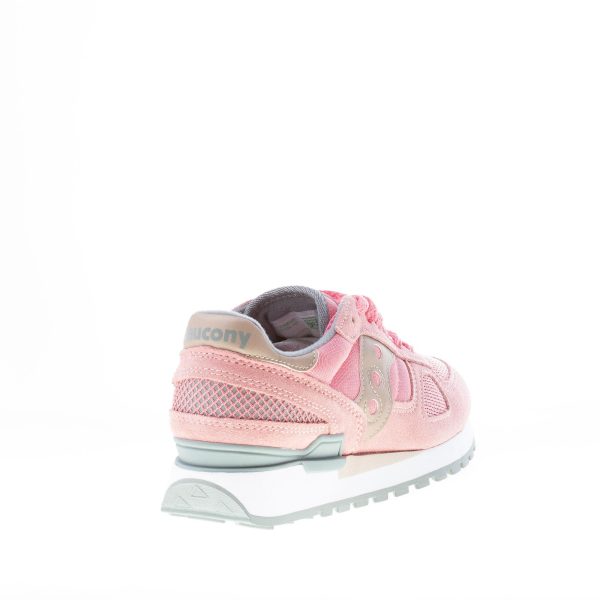 SAUCONY donna sneaker Shadow Original in tessuto e camoscio ROSA più tan e grigio - immagine 3