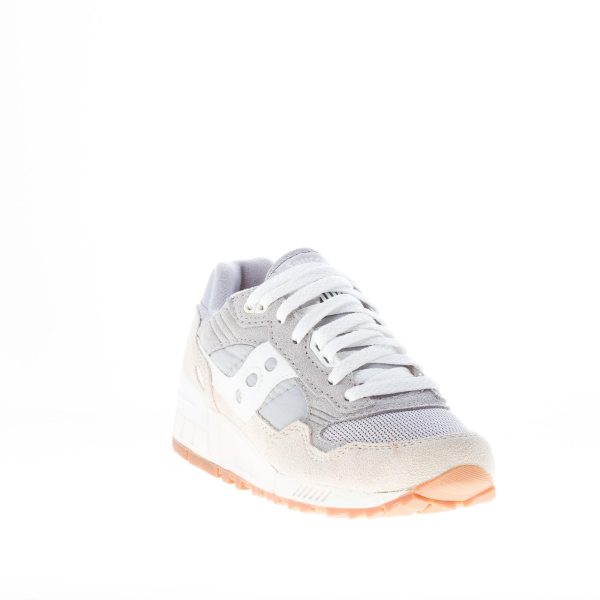SAUCONY donna sneaker Shadow 5000 Vintage in camoscio e tessuto tecnico GRIGIO più bianco - immagine 2