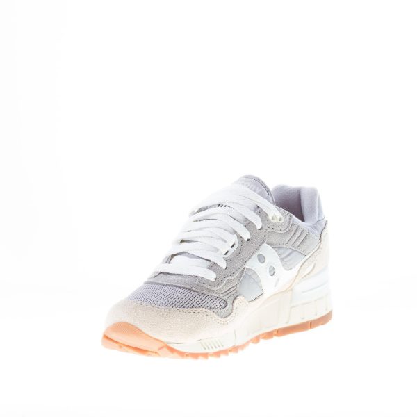 SAUCONY donna sneaker Shadow 5000 Vintage in camoscio e tessuto tecnico GRIGIO più bianco - immagine 6