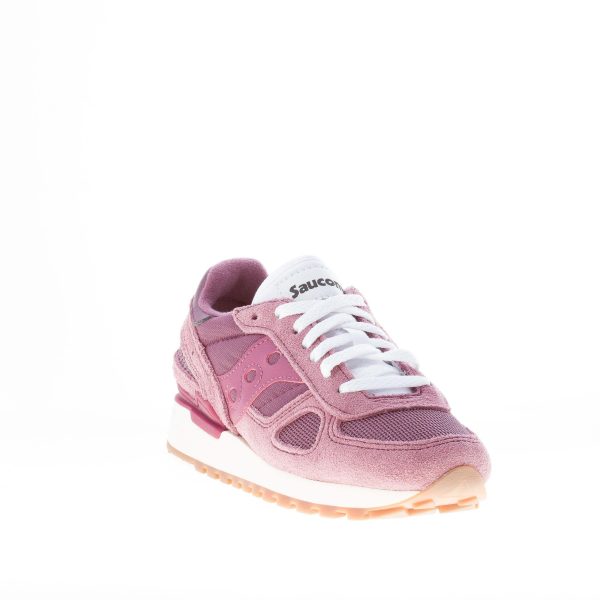 SAUCONY donna sneaker Shadow Original Vintage in camoscio e tessuto tecnico BORDEAUX - immagine 2