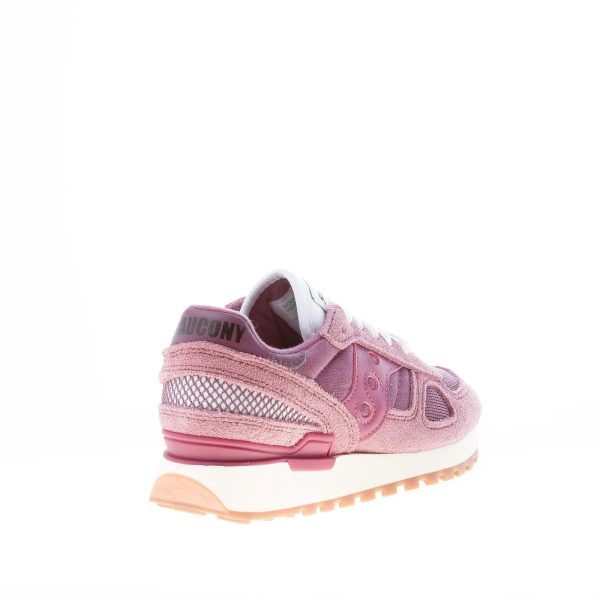 SAUCONY donna sneaker Shadow Original Vintage in camoscio e tessuto tecnico BORDEAUX - immagine 3