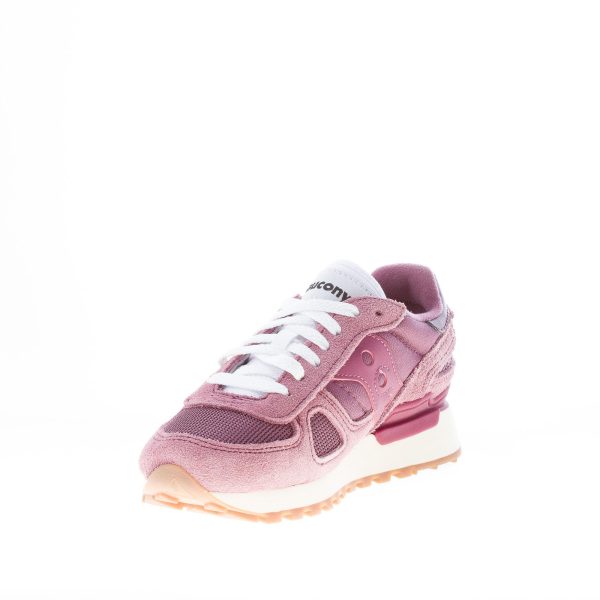 SAUCONY donna sneaker Shadow Original Vintage in camoscio e tessuto tecnico BORDEAUX - immagine 6
