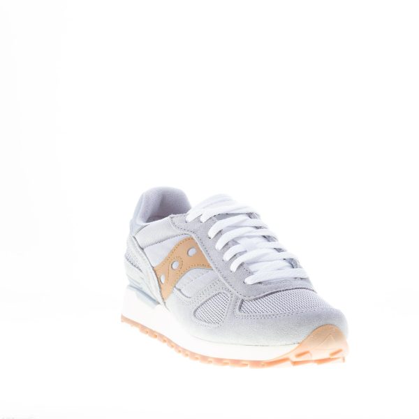 SAUCONY uomo sneaker Shadow Original Vintage in tessuto e camoscio GRIGIO più marrone - immagine 2