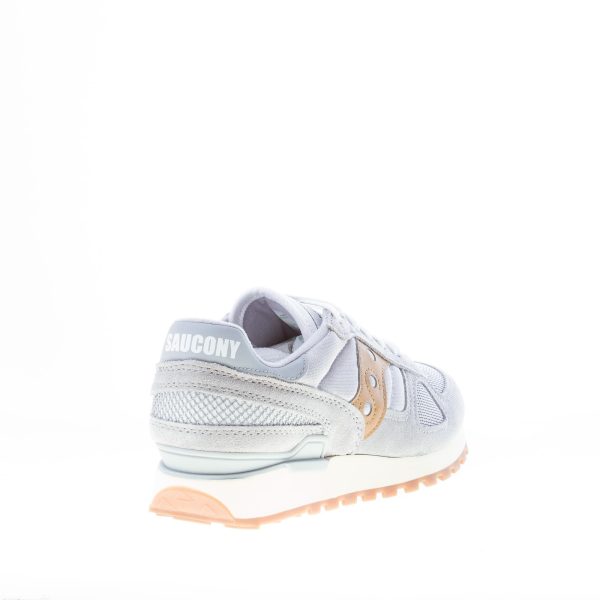SAUCONY uomo sneaker Shadow Original Vintage in tessuto e camoscio GRIGIO più marrone - immagine 3