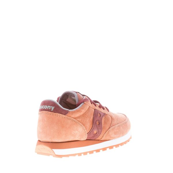 SAUCONY uomo sneaker Jazz Original  in tessuto e camoscio MARRONE BRUCIATO - immagine 3