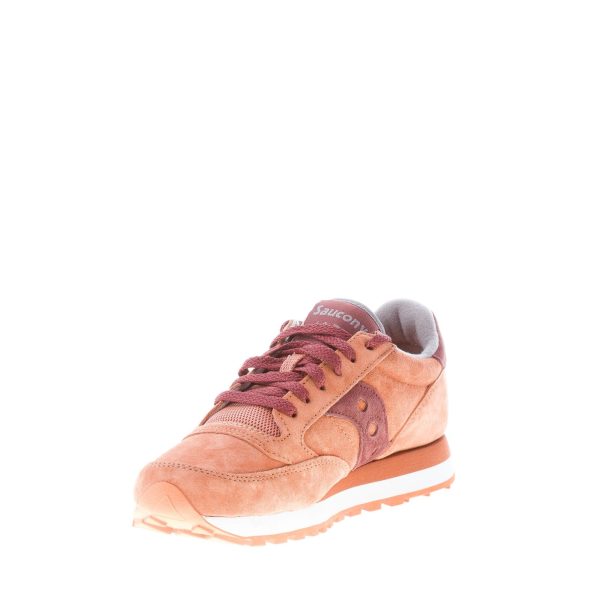 SAUCONY uomo sneaker Jazz Original  in tessuto e camoscio MARRONE BRUCIATO - immagine 6