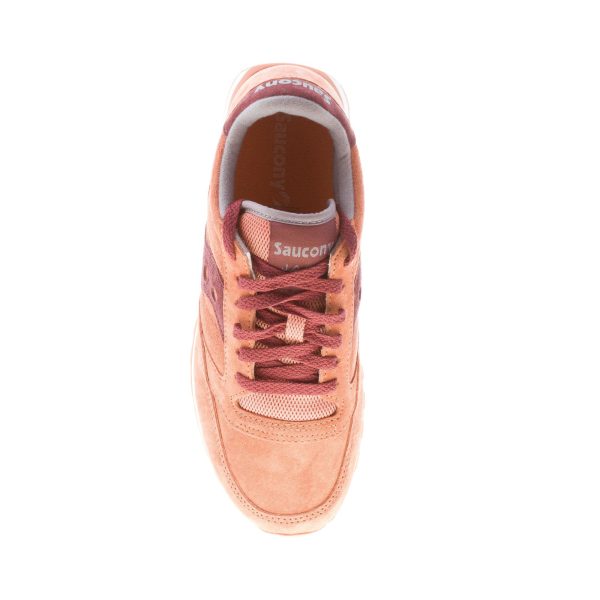 SAUCONY uomo sneaker Jazz Original  in tessuto e camoscio MARRONE BRUCIATO - immagine 7