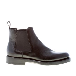 SANTONI donna stivaletto elasticizzato in morbida nappa NERO. Tacco 3 cm