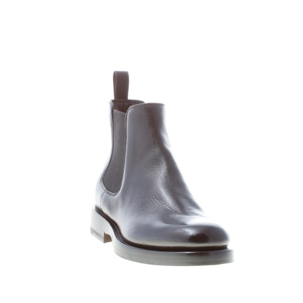 SANTONI donna stivaletto elasticizzato in morbida nappa NERO. Tacco 3 cm - immagine 2