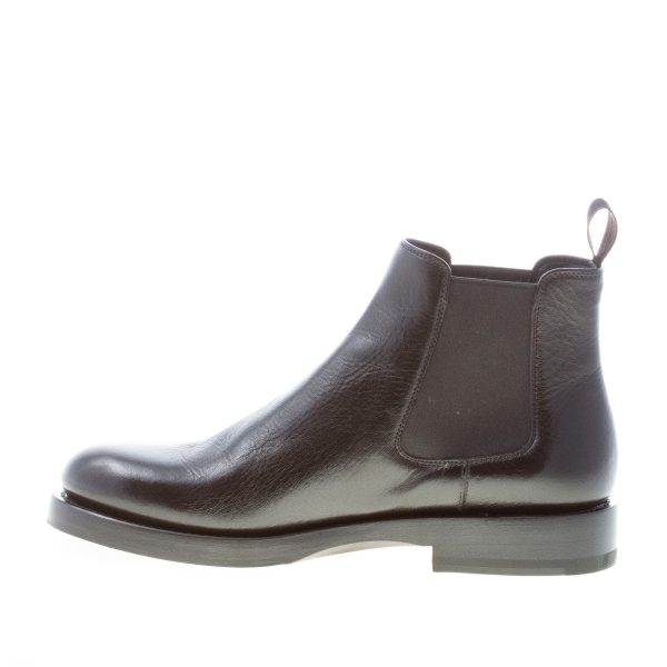 SANTONI donna stivaletto elasticizzato in morbida nappa NERO. Tacco 3 cm - immagine 5