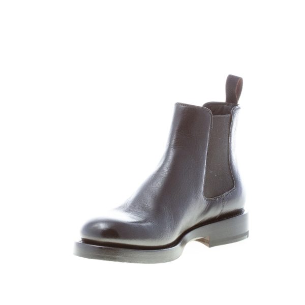 SANTONI donna stivaletto elasticizzato in morbida nappa NERO. Tacco 3 cm - immagine 6