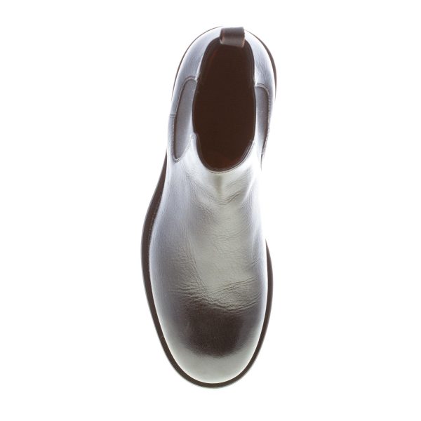 SANTONI donna stivaletto elasticizzato in morbida nappa NERO. Tacco 3 cm - immagine 7