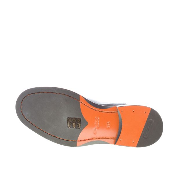 SANTONI donna stivaletto elasticizzato in morbida nappa NERO. Tacco 3 cm - immagine 8