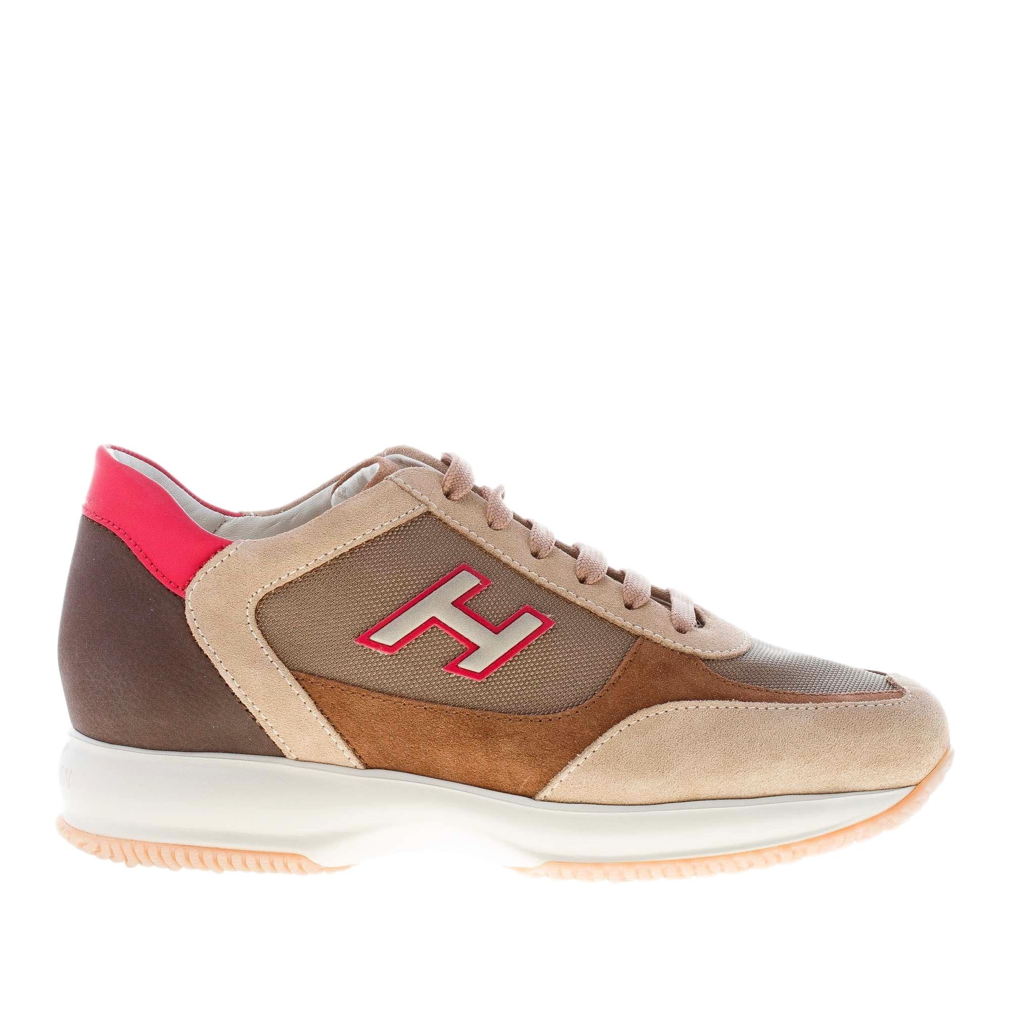 HOGAN INTERACTIVE 3 Sneaker uomo marrone pelle tessuto | Quellogiusto Shop  online
