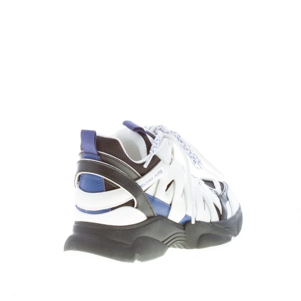 MICHAEL KORS donna sneaker Hero in pelle e tessuto a rete BIANCO più nero - immagine 3