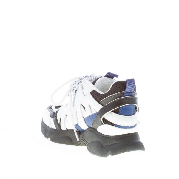 MICHAEL KORS donna sneaker Hero in pelle e tessuto a rete BIANCO più nero - immagine 4