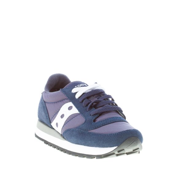 SAUCONY donna sneaker Jazz Original in nylon e camoscio BLU NAVY più bianco - immagine 2