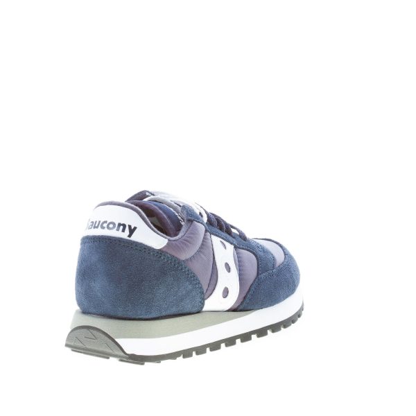 SAUCONY donna sneaker Jazz Original in nylon e camoscio BLU NAVY più bianco - immagine 3