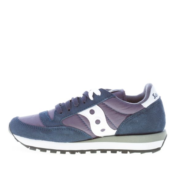 SAUCONY donna sneaker Jazz Original in nylon e camoscio BLU NAVY più bianco - immagine 5